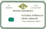 1.0ct Natural Green Emerald (Clarity Enhanced)  Colombia - Far East Gems & Jewellery