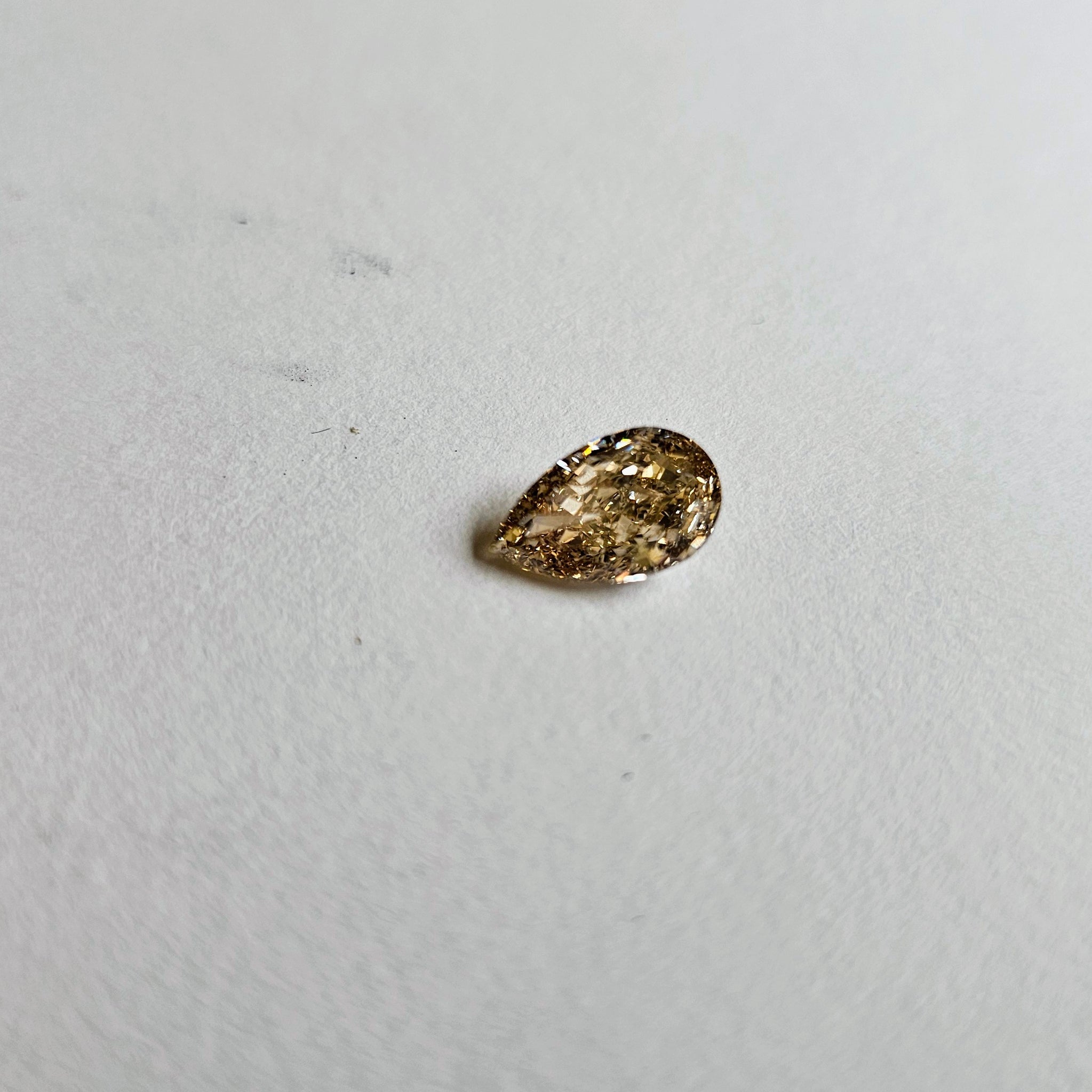 Fancy Brown Yellow Pear Shape Natural Diamond 2.10ct with GIA - Far East Gems & Jewellery