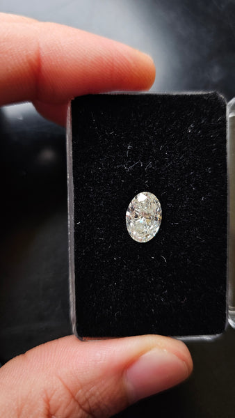 3.02ct I SI2-I1 Oval Natural Diamond - Far East Gems & Jewellery