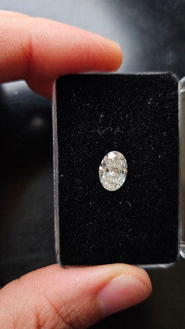 3.02ct I SI2-I1 Oval Natural Diamond - Far East Gems & Jewellery