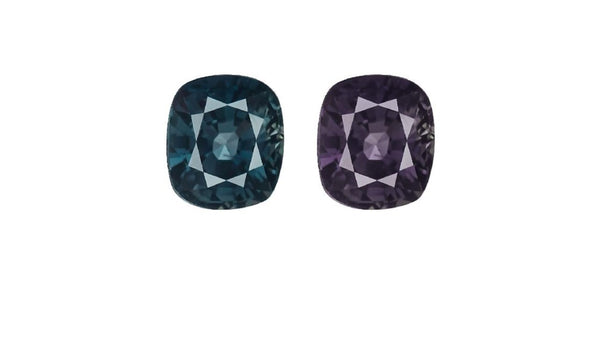 3.02ct Natural Greenish Blue changing to Grayish Purple Sapphire Unheated Tanzania