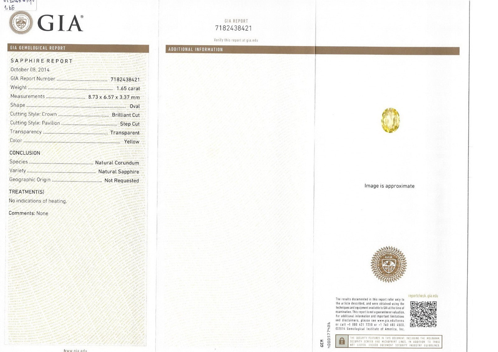 Pair of Natural Yellow Sapphires 1.88ct & 1.65ct No Heat - Far East Gems & Jewellery