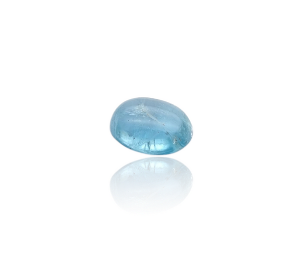Aquamarine, Oval Cabochon 24.04ct - Far East Gems & Jewellery