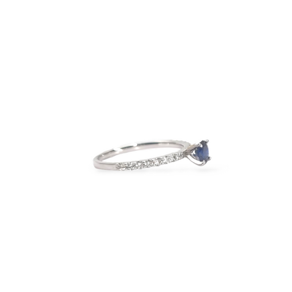 Natural Sapphire Ring, 0.54ct - Far East Gems & Jewellery