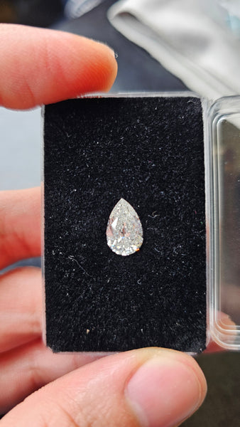 3.01ct K SI2-I1 Pear Shape Natural Diamond - Far East Gems & Jewellery