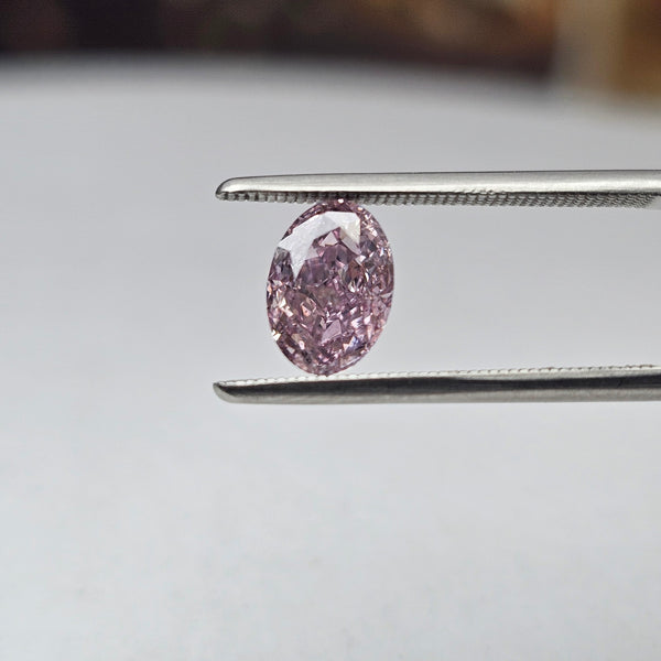 Natural 1.02ct Fancy Purple-Pink I2 GIA 6482904915