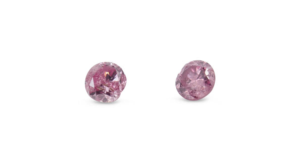 Argyle Pink Diamonds, 2pc, 0.28ct - Far East Gems & Jewellery