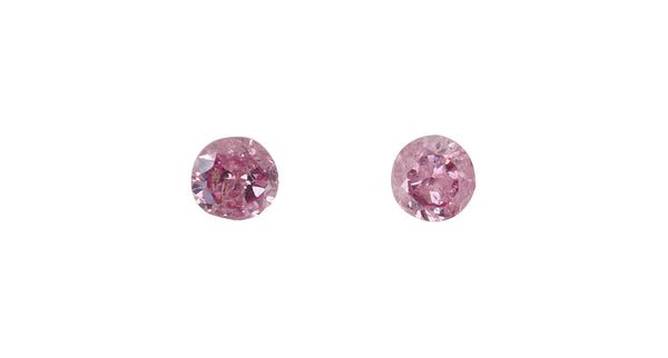 Argyle Pink Diamonds, 2pc, 0.28ct - Far East Gems & Jewellery