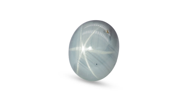 Light Blue Star Sapphire, Unheated, Burma, 15.32ct - Far East Gems & Jewellery