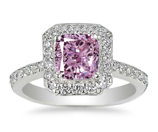 Pink Diamond - Fancy Purple Pink VS1 Diamond 0.33ct - Far East Gems & Jewellery