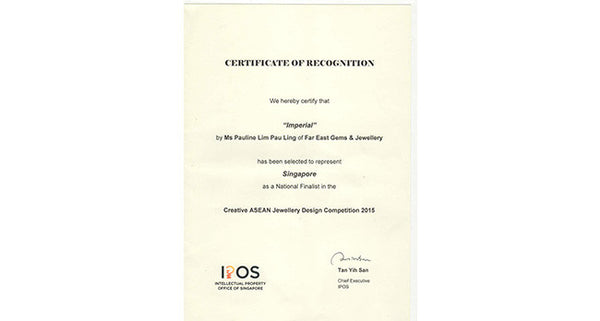 Imperial Pearl Ring with Diamond - Far East Gems & Jewellery