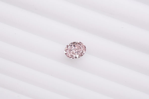 Fancy Intense Purplish Pink Diamond VS2 OVAL 0.31ct - Far East Gems & Jewellery