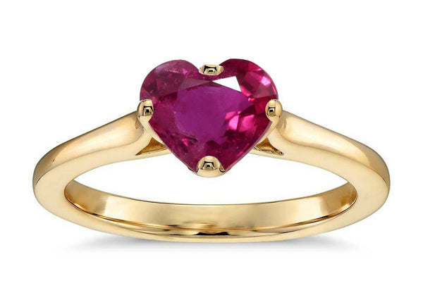 Heart Shape Ruby 0.95ct - Far East Gems & Jewellery