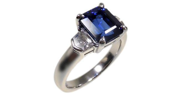 Vivid Blue Sapphire Ring 4.00ct - Far East Gems & Jewellery