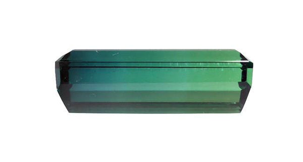 Tourmaline, Emerald Cut 8.76ct Blue Green - Far East Gems & Jewellery